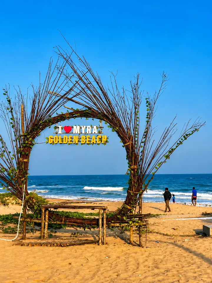 Coastal entrance near MYRA Golden Beach Resort in Bapatla
