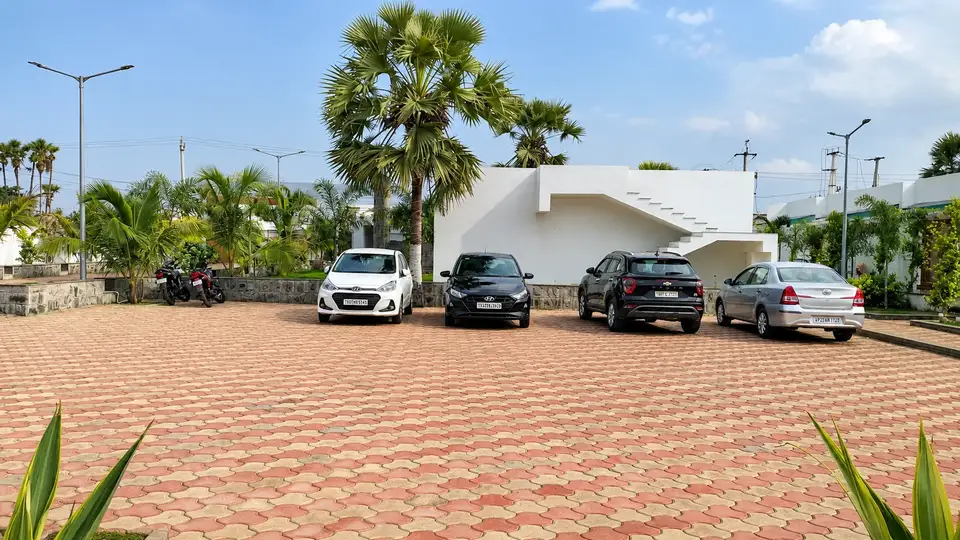 Parking at MYRA Golden Beach Resort